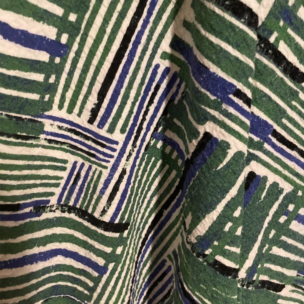 Anthropologie Blue and Green Dress - Picture 7 of 9